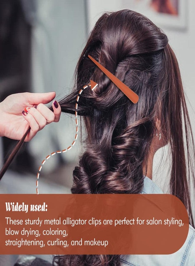 Dizila 10 Pcs 4.7 Inch Long Plastic Alligator Hair Clips for Styling Colorful Non Slip Duckbill Barretts Grips Clamps Hair Pins Accessories for Women Girls - Image 3